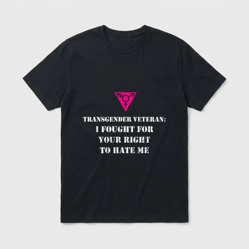 Transgender Veteran Rights T-Shirt – Classic T-Shirt in Black