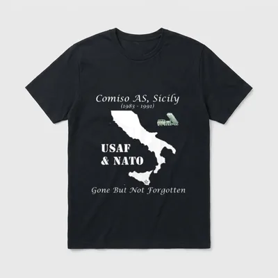 Comiso Air Station Veteran T-Shirt – Classic T-Shirt in Black