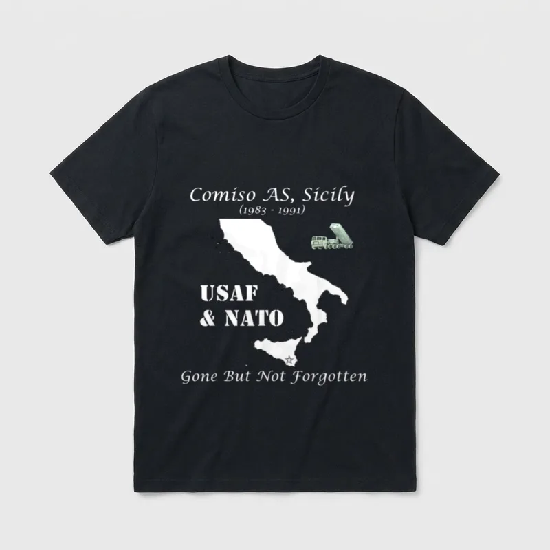 Comiso Air Station Veteran T-Shirt – Classic T-Shirt in Black
