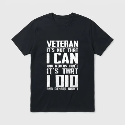 Veteran Ability Gift T-Shirt – Classic T-Shirt in Black
