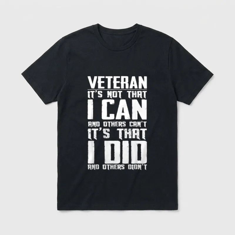 Veteran Ability Gift T-Shirt – Classic T-Shirt in Black