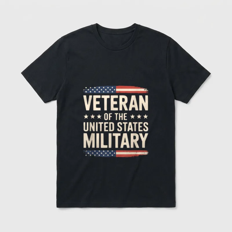 Veteran of The Military T-Shirt – Classic T-Shirt in Black