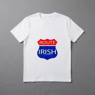 Military Route Irish T-Shirt – Road sign shield with ROUTE IRISH and BAGHDAD · IRAQ – Classic T-Shirt in Black