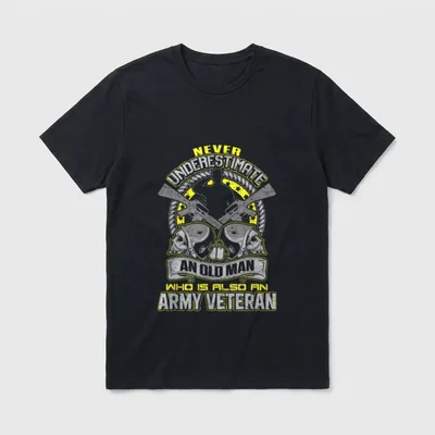 Veteran Service Member T-Shirt – Classic T-Shirt in Black