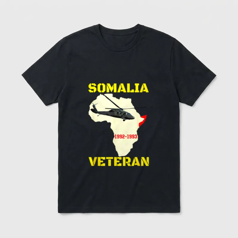 Somalia Mogadishu War Veteran T-Shirt – Classic T-Shirt in Black
