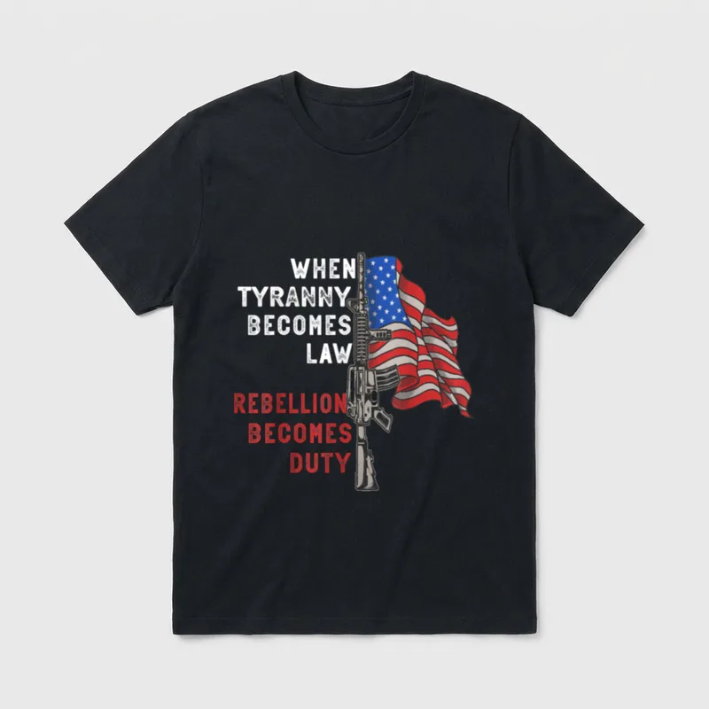 Veteran Rebellion Duty T-Shirt – Classic T-Shirt in Black