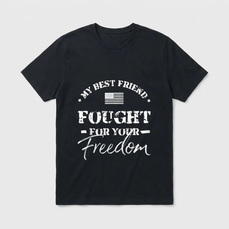 Best Friend Veteran T-Shirt – Classic T-Shirt in Black
