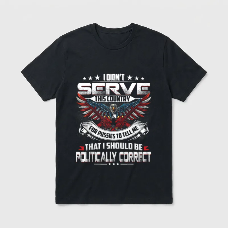 Veteran Patriotic Gift T-Shirt – Classic T-Shirt in Black