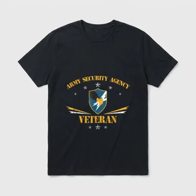 Security Agency Veteran T-Shirt – Classic T-Shirt in Black