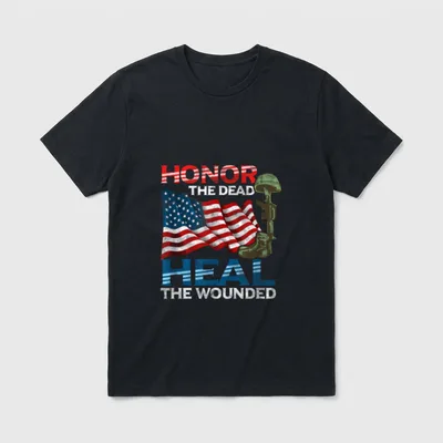 Military Veteran Honor T-Shirt – Classic T-Shirt in Black
