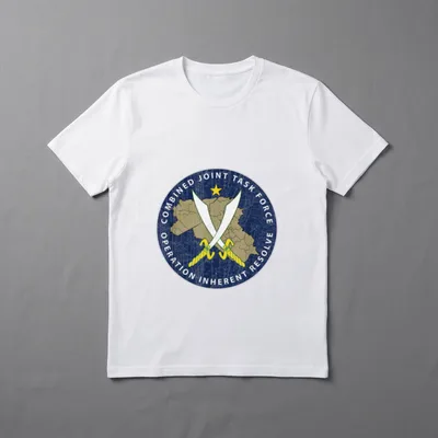 OIR Military Service Veteran T-Shirt – Combined Joint Task Force Operation Inherent Resolve seal – Classic T-Shirt in Black