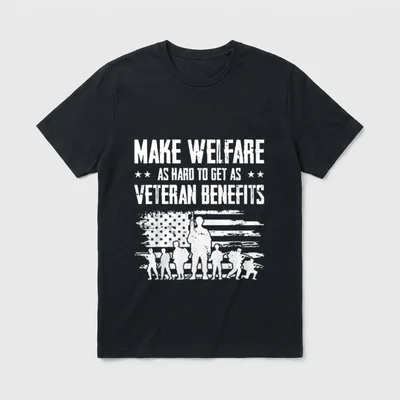 Veteran Benefits Awareness T-Shirt – Classic T-Shirt in Black