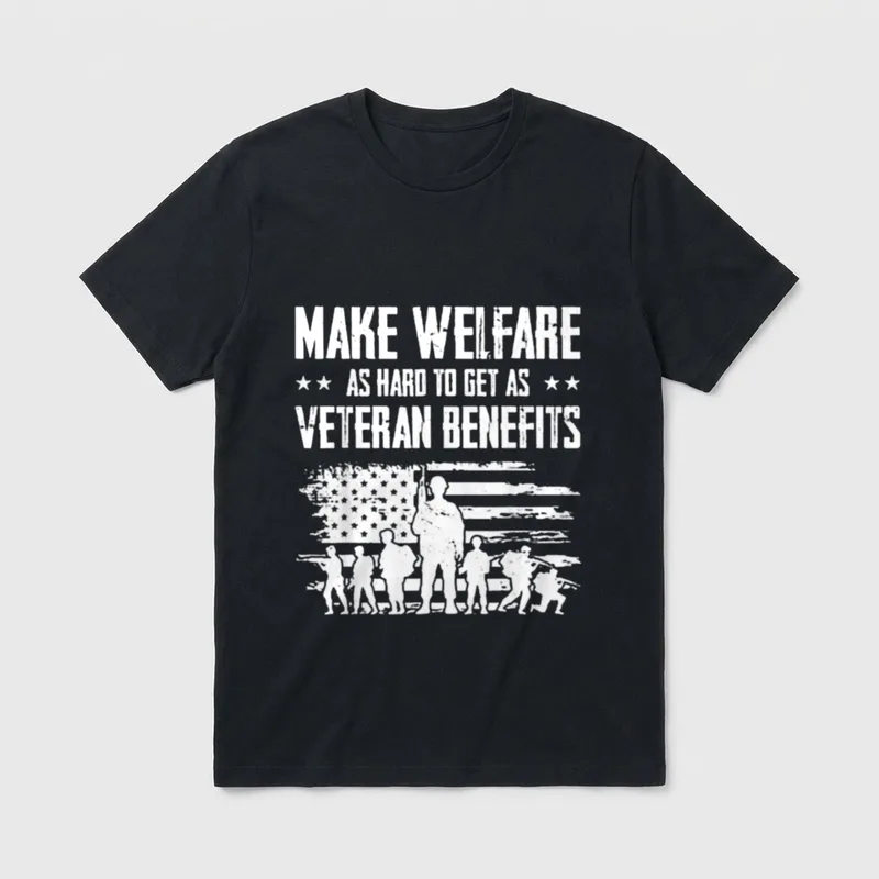 Veteran Benefits Awareness T-Shirt – Classic T-Shirt in Black