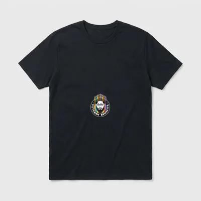Civilian Veteran Benefits T-Shirt – CIVDIV VETERAN BENEFITS text in circular badge with crayons – Classic T-Shirt in Black