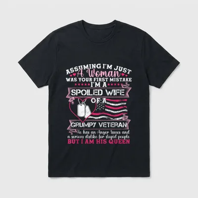 Women Veterans Empowerment T-Shirt – Classic T-Shirt in Black