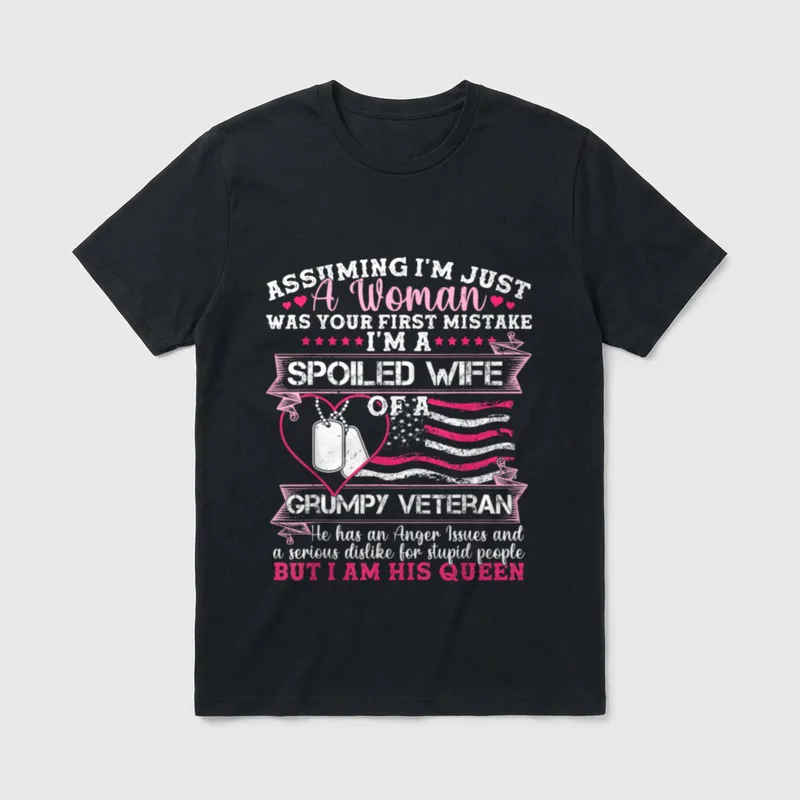 Women Veterans Empowerment T-Shirt – Classic T-Shirt in Black
