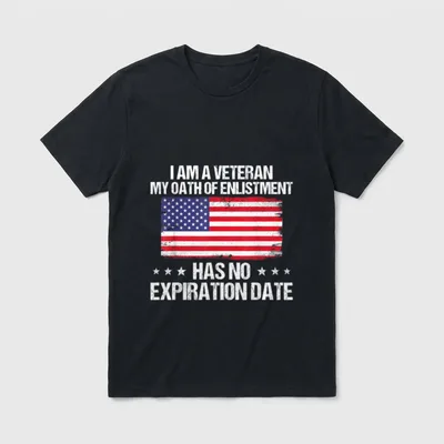 I'm a Veteran My Conscription Oath T-Shirt – Classic T-Shirt in Black