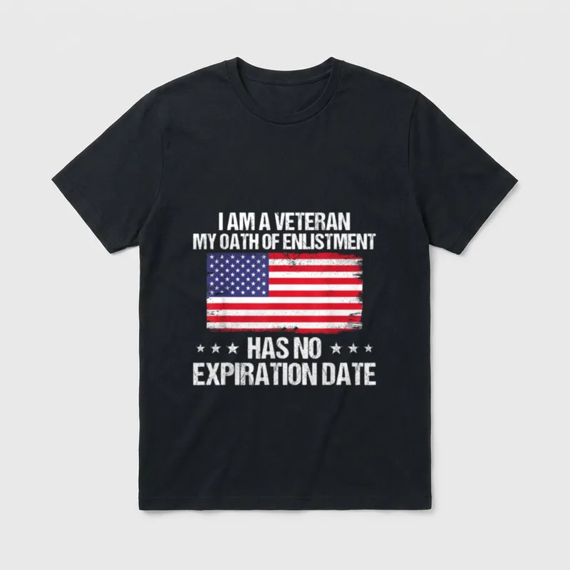 I'm a Veteran My Conscription Oath T-Shirt – Classic T-Shirt in Black