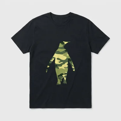Men Print US Bird Animal Veteran T-Shirt – Classic T-Shirt in Black