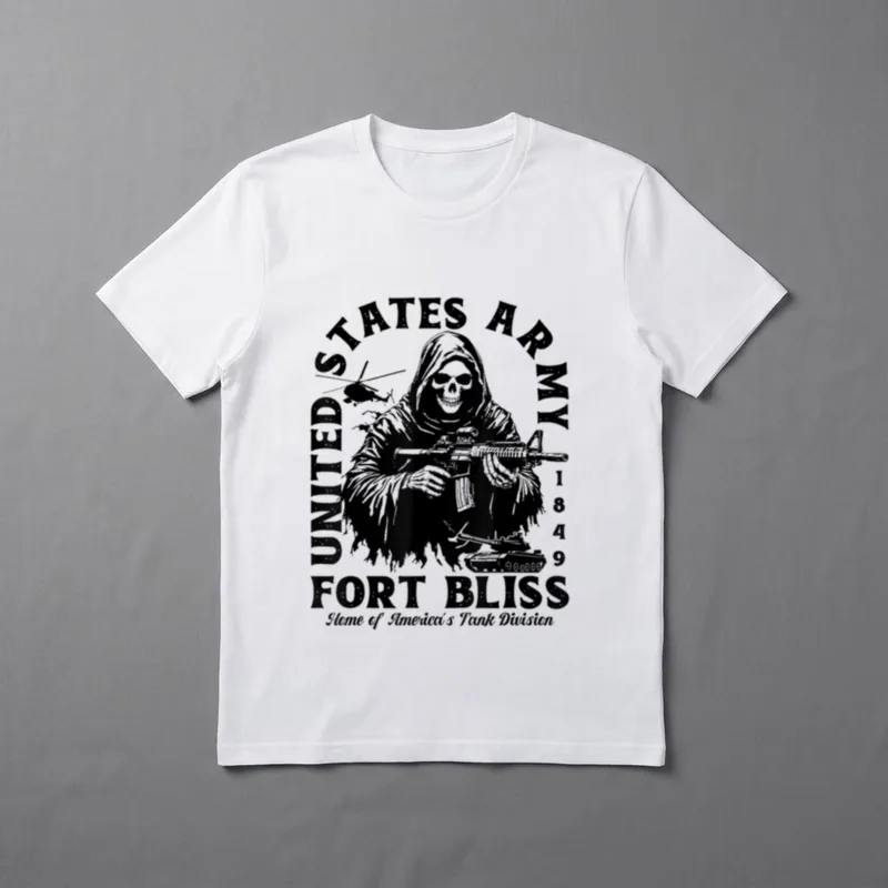 Military Base Texas TX Ft Bliss T-Shirt – Classic T-Shirt in Black