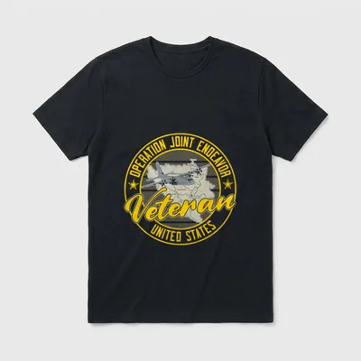 Operation Joint Endeavor Veteran Bosnia Vintage T-Shirt – Classic T-Shirt in Black