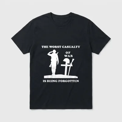The Worst Casualty of War T-Shirt – Classic T-Shirt in Black