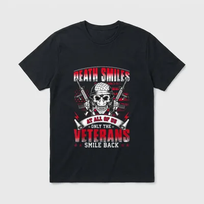 Death Smiles at All T-Shirt – Classic T-Shirt in Black