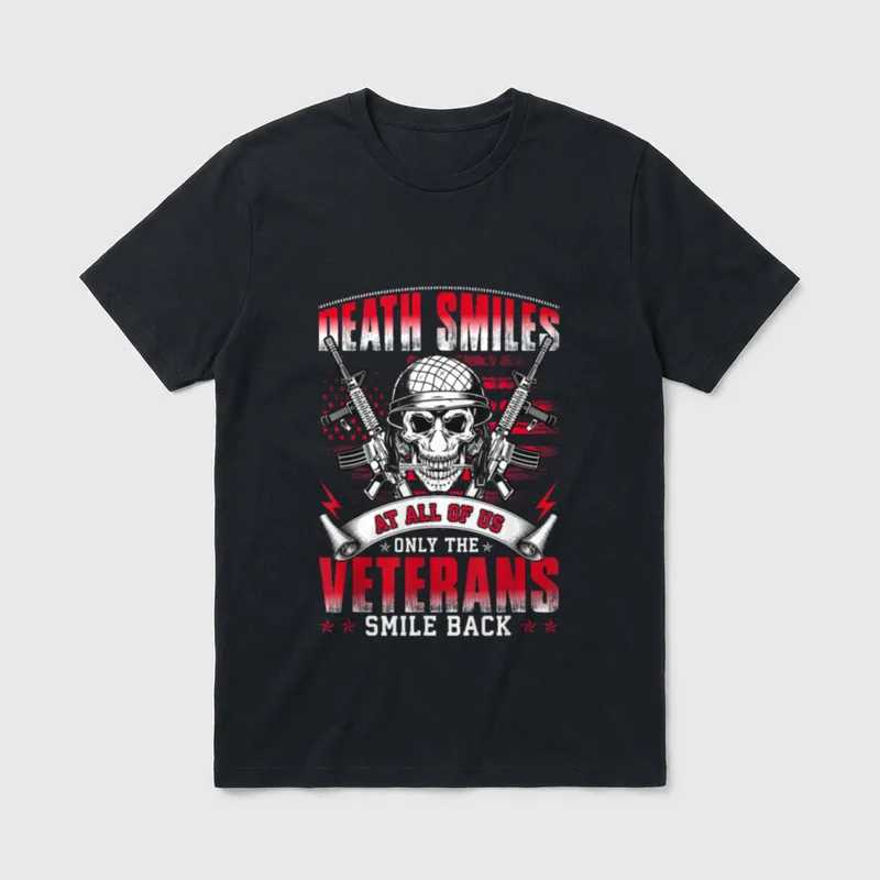 Death Smiles at All T-Shirt – Classic T-Shirt in Black