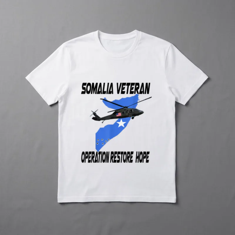 Somalia Veteran Operation Restore Hope Military T-Shirt – Classic T-Shirt in Black