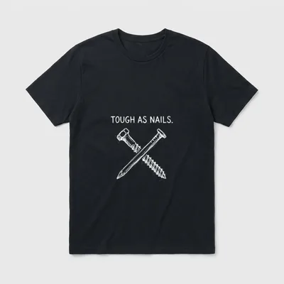 Tough as Nails Veteran Day T-Shirt – Classic T-Shirt in Black