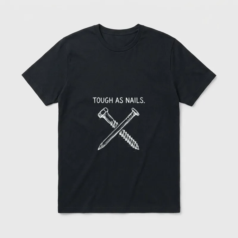 Tough as Nails Veteran Day T-Shirt – Classic T-Shirt in Black