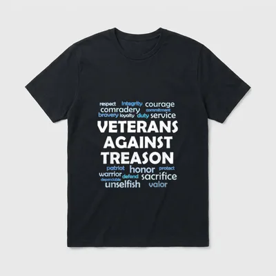 Veterans Against Treason T-Shirt – Classic T-Shirt in Black
