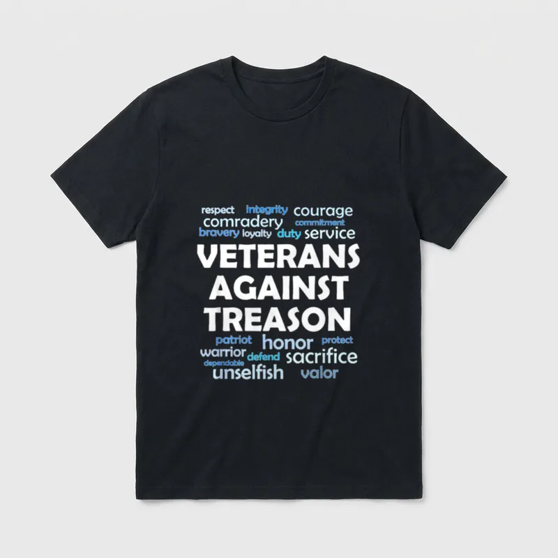 Veterans Against Treason T-Shirt – Classic T-Shirt in Black