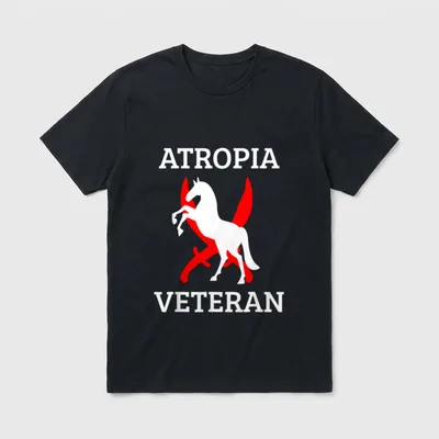 Atropia Veteran Lightweight T-Shirt – Classic T-Shirt in Black