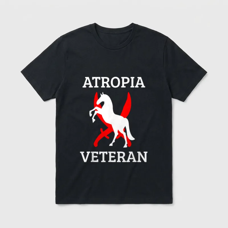 Atropia Veteran Lightweight T-Shirt – Classic T-Shirt in Black