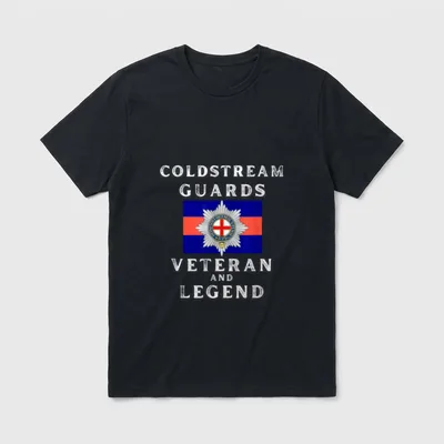 Coldstream Guards Veteran and Legend T-Shirt – Classic T-Shirt in Black
