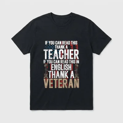 Veteran Veterans T-Shirt – Classic T-Shirt in Black