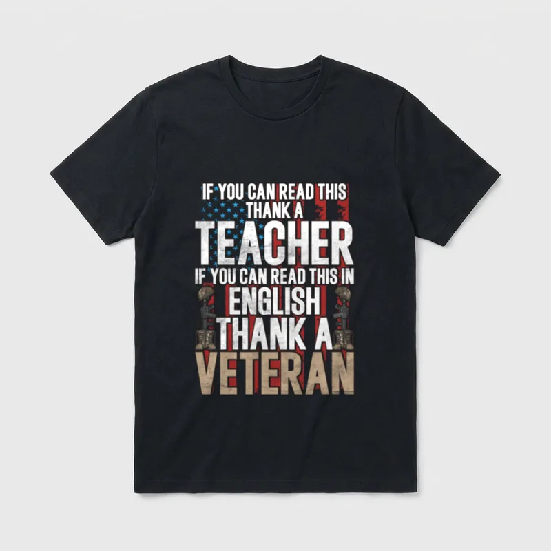 Veteran Veterans T-Shirt – Classic T-Shirt in Black