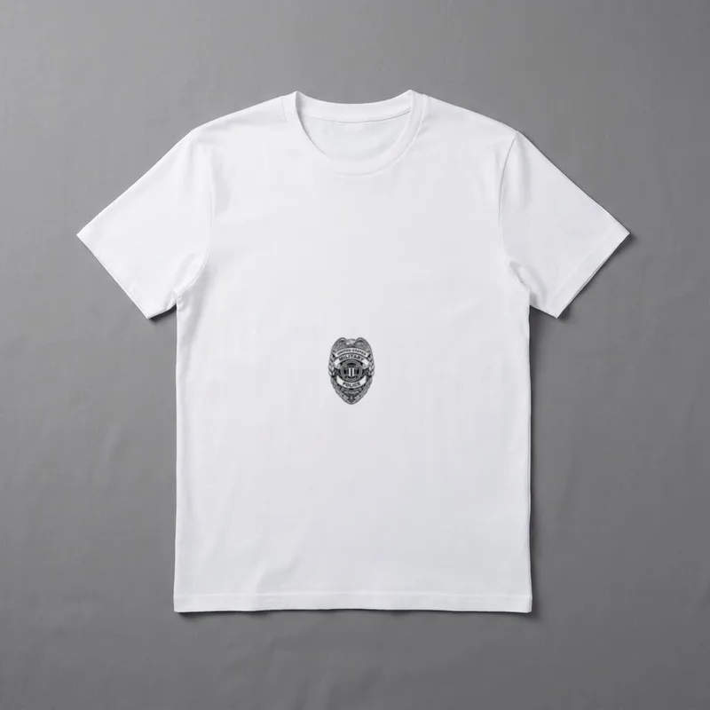 United States Military Police Veteran Illustration T-Shirt – Classic T-Shirt in Black