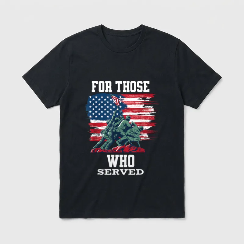 Because Superheroes Wear Dog Tags Veteran T-Shirt – Classic T-Shirt in Black