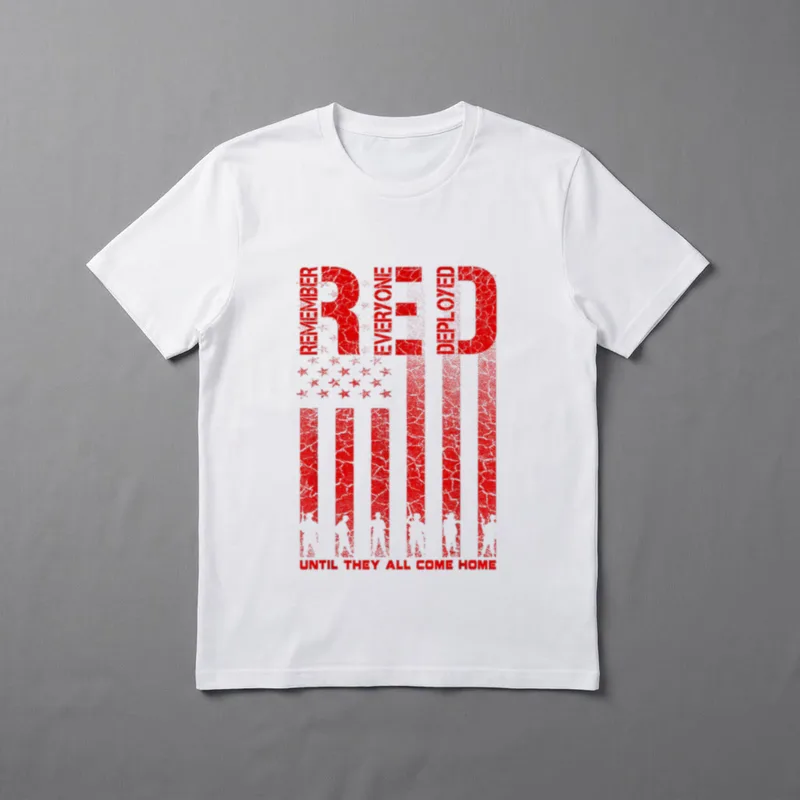 Red Friday Armed Forces T-Shirt – Classic T-Shirt in Black