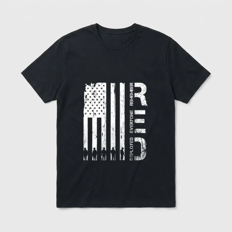 Military Red Friday Veterans T-Shirt – Classic T-Shirt in Black