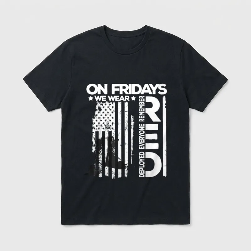 Veteran Red Friday T-Shirt – Classic T-Shirt in Black