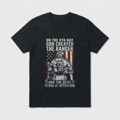 Army Ranger Veteran T-Shirt – Classic T-Shirt in Black