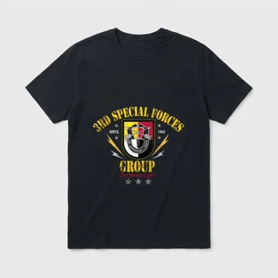 Military Special Forces Patriotic T-Shirt – Classic T-Shirt in Black