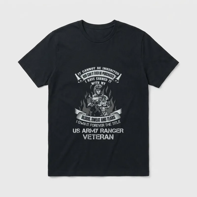 Army Ranger Forever T-Shirt – Classic T-Shirt in Black