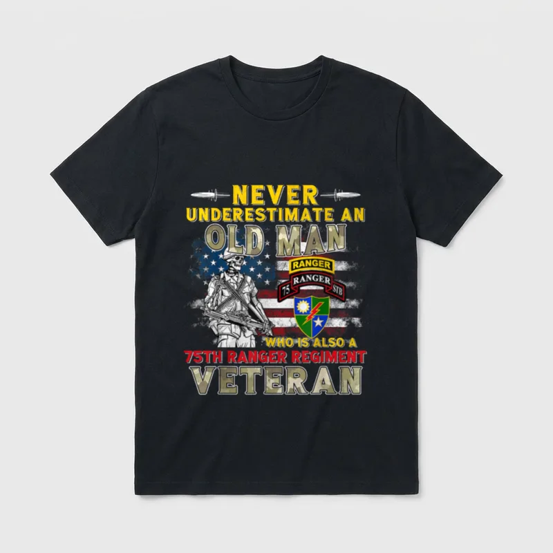 Army Ranger Veterans T-Shirt – Classic T-Shirt in Black