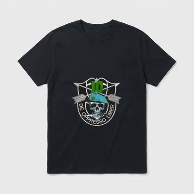 10th Special Forces Group Veteran July T-Shirt – Classic T-Shirt in Black