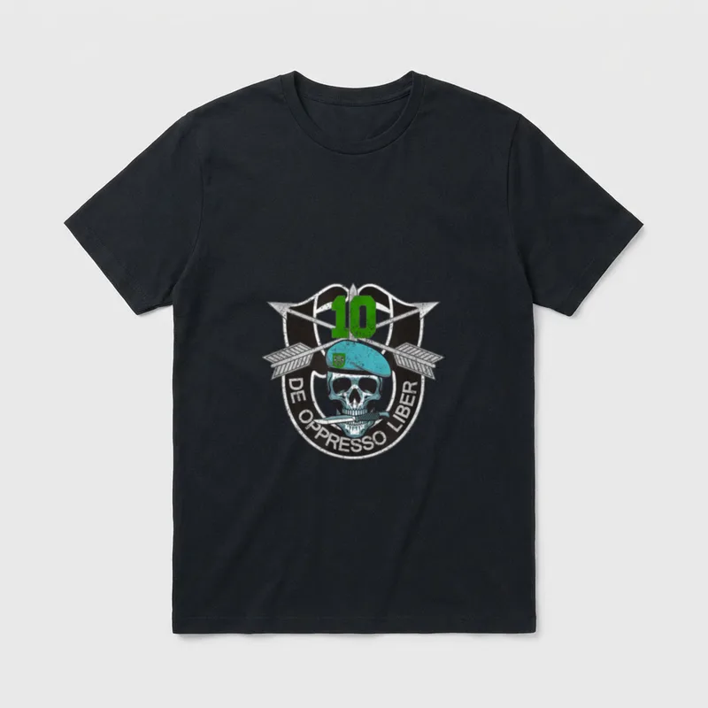 10th Special Forces Group Veteran July T-Shirt – Classic T-Shirt in Black
