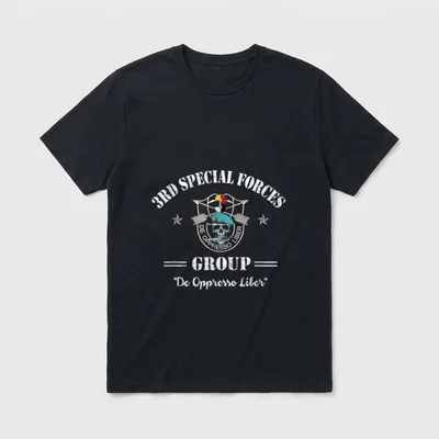 3rd Special Forces Group Veteran SFG T-Shirt – Classic T-Shirt in Black